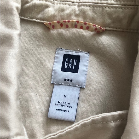 Lightweight double breasted khaki jacket - Picture 3 of 5